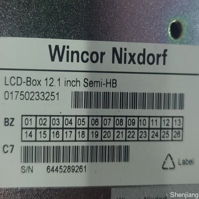 Wincor 1750233251 12.1인치 고휘도 LCD 디스플레이 2550 Cineo ATM 예비 부품