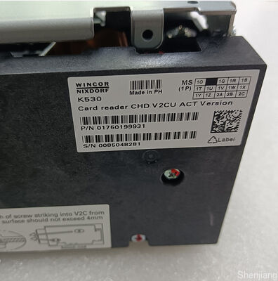 ATM 기계 은행 Wincor Nixdorf ATM 부품 Hitachi-Omron V2CU-1JL-G81 카드 리더 CHD V2CU ACT 버전 01750199931 1750199931