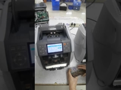 고속도 영상 처리와 미국 달러 유럽 GBP 혼합된 현금 분류기 기계